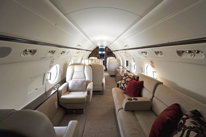 Private Jet Interior