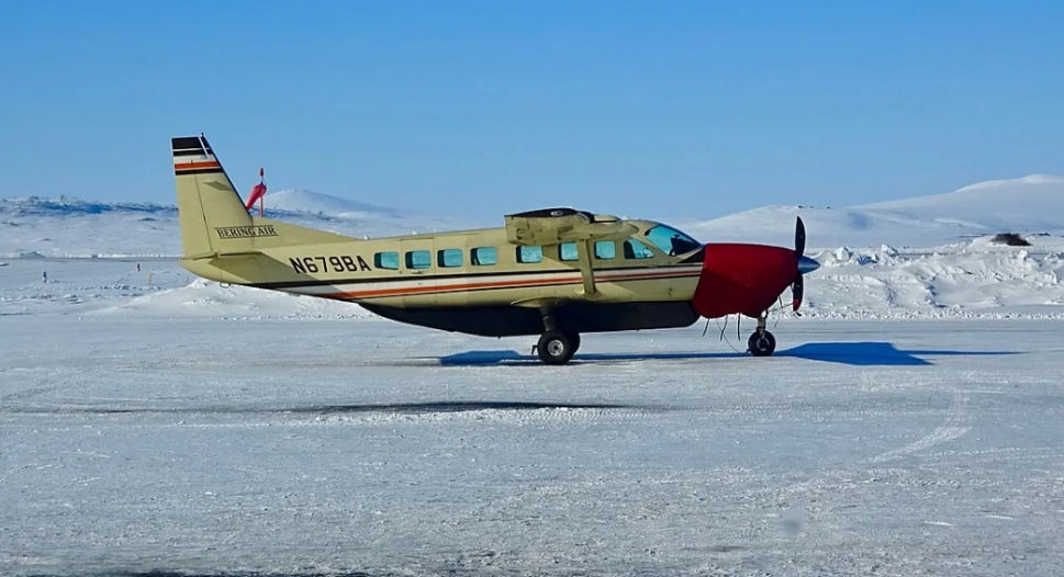 Bering Air uses the Cessna Grand Caravan EX to fly from Nome, Alaska to remote locations.